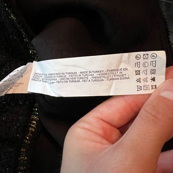 NWT! Zara black one shoulder dress. Size small - Picture 13 of 16